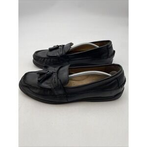 Dockers Mens Black Leather Kiltie Tassel Loafers Shoes 12M 90-7325
